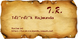 Török Rajmunda névjegykártya